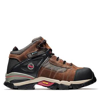 Timberland PRO Hyperion Mid Alloy Toe - Hnede Nepremokave Topanky Panske, T0314SK